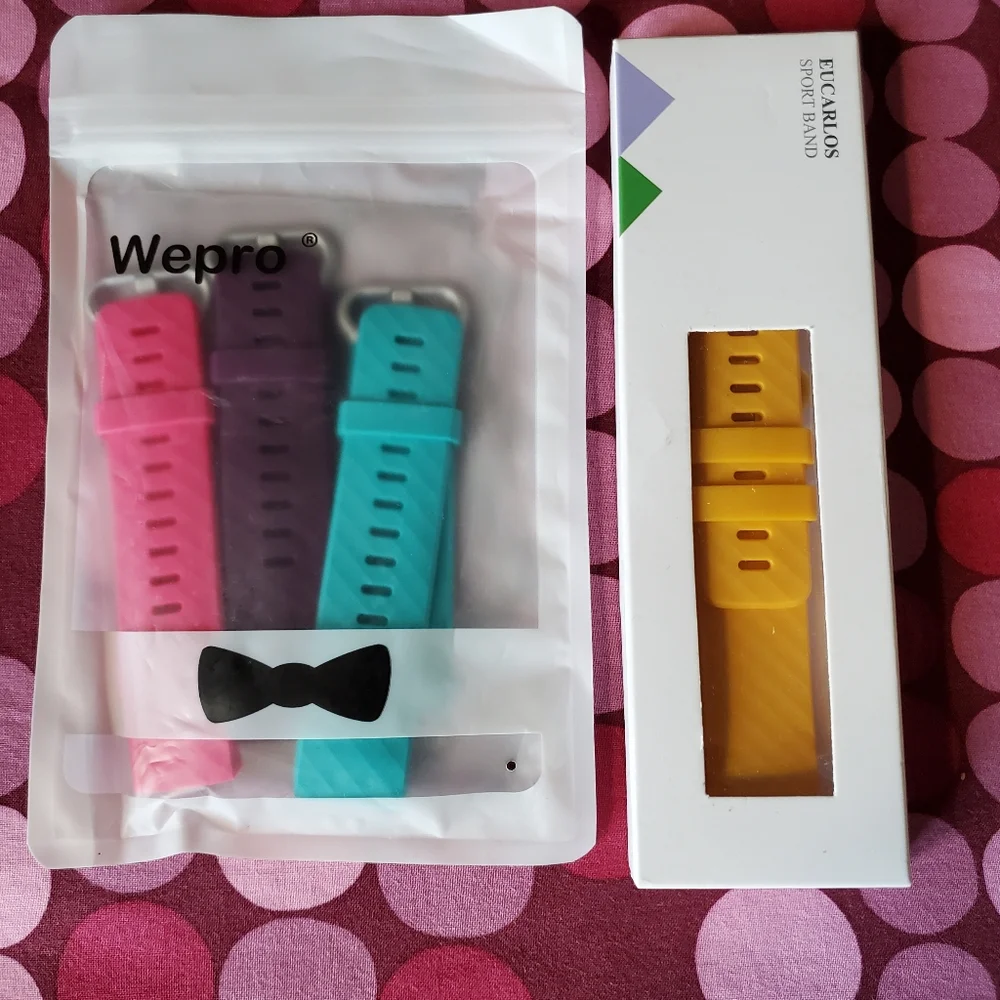 Wepro and Eucarlos Fitbit Charge 3 Bands